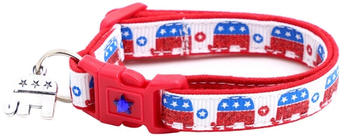 American Political Party Breakaway Cat Collar