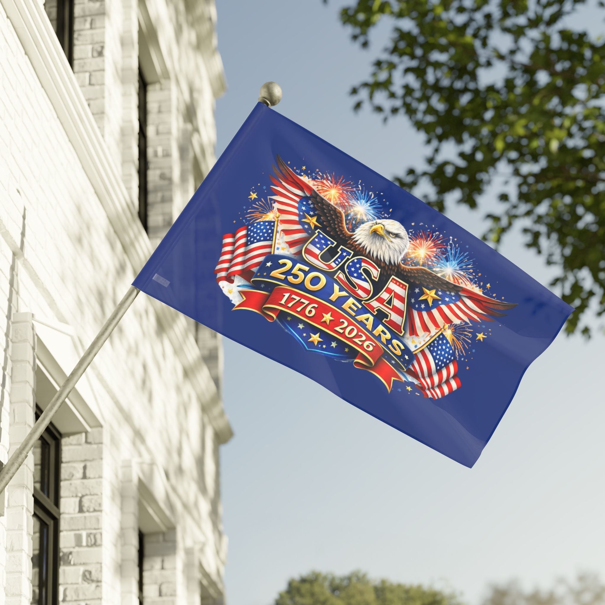 America 250 Flag (1776–2026) | Patriotic USA 3×5 Outdoor Flag