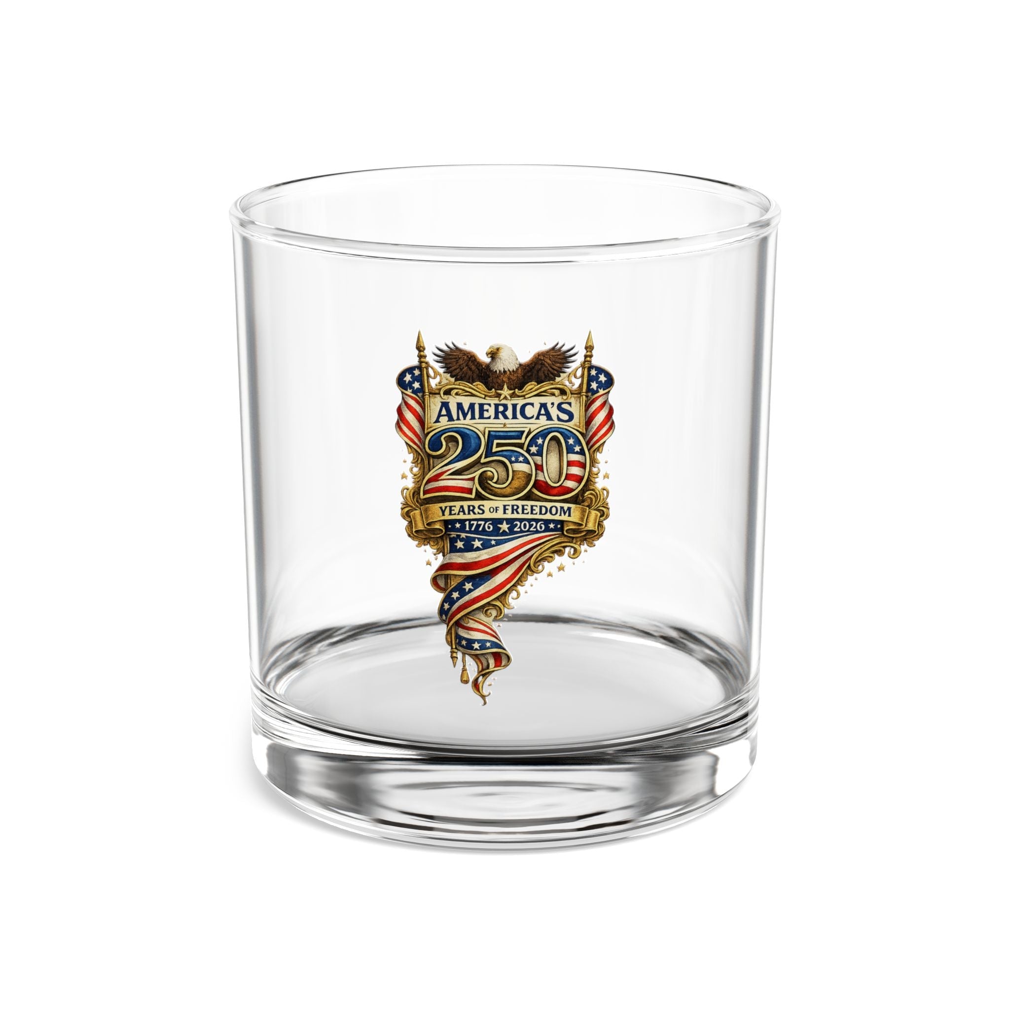 America’s 250 Years of Freedom Eagle Legacy Glass — Patriotic 1776–2026 Commemorative Edition