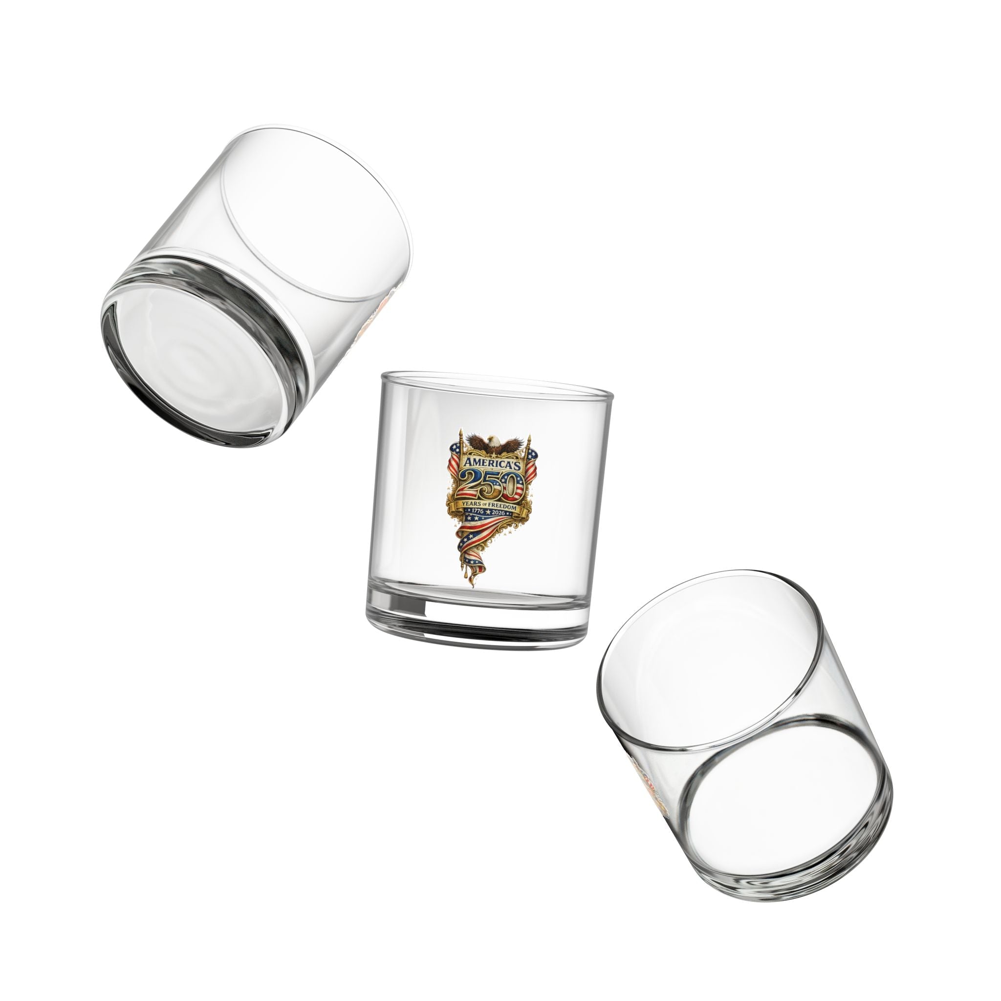 America’s 250 Years of Freedom Eagle Legacy Glass — Patriotic 1776–2026 Commemorative Edition