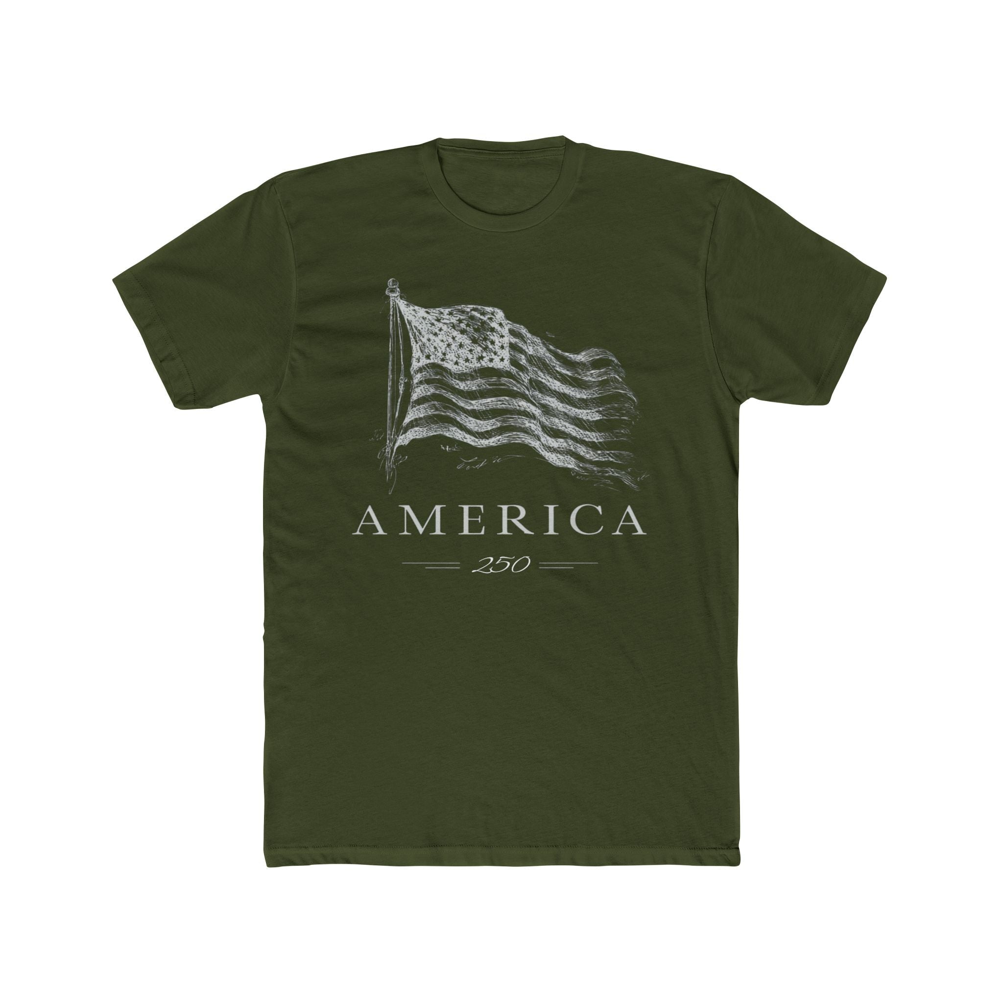 America's 250th Anniversary Vintage Flag T‑Shirt (Patriotic USA Edition)