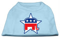 Mirage Pet Products 51-76-07 XSBBL Republican Screen Print Shirts  Bab