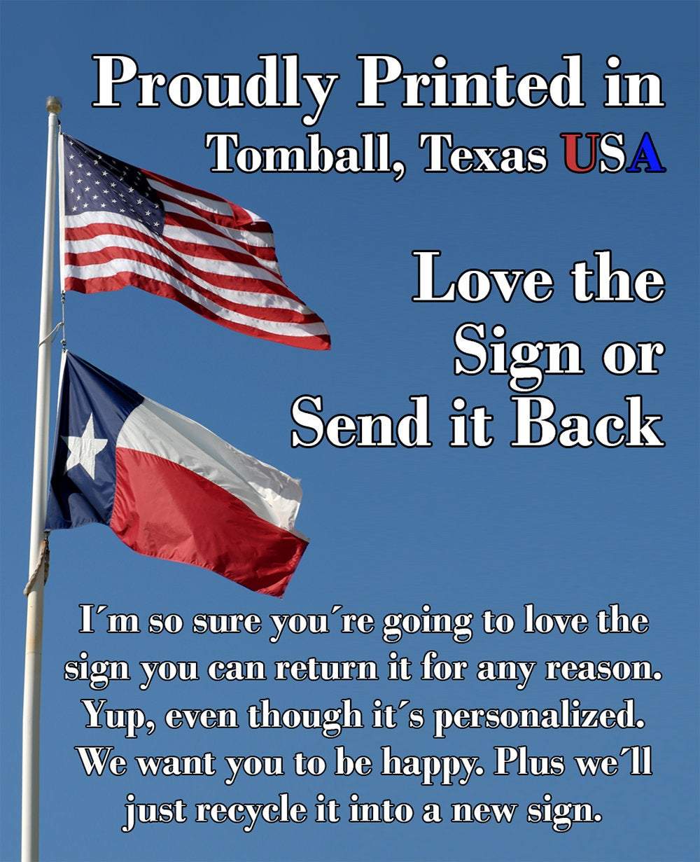 Sorry If My Patriotism - Metal Sign