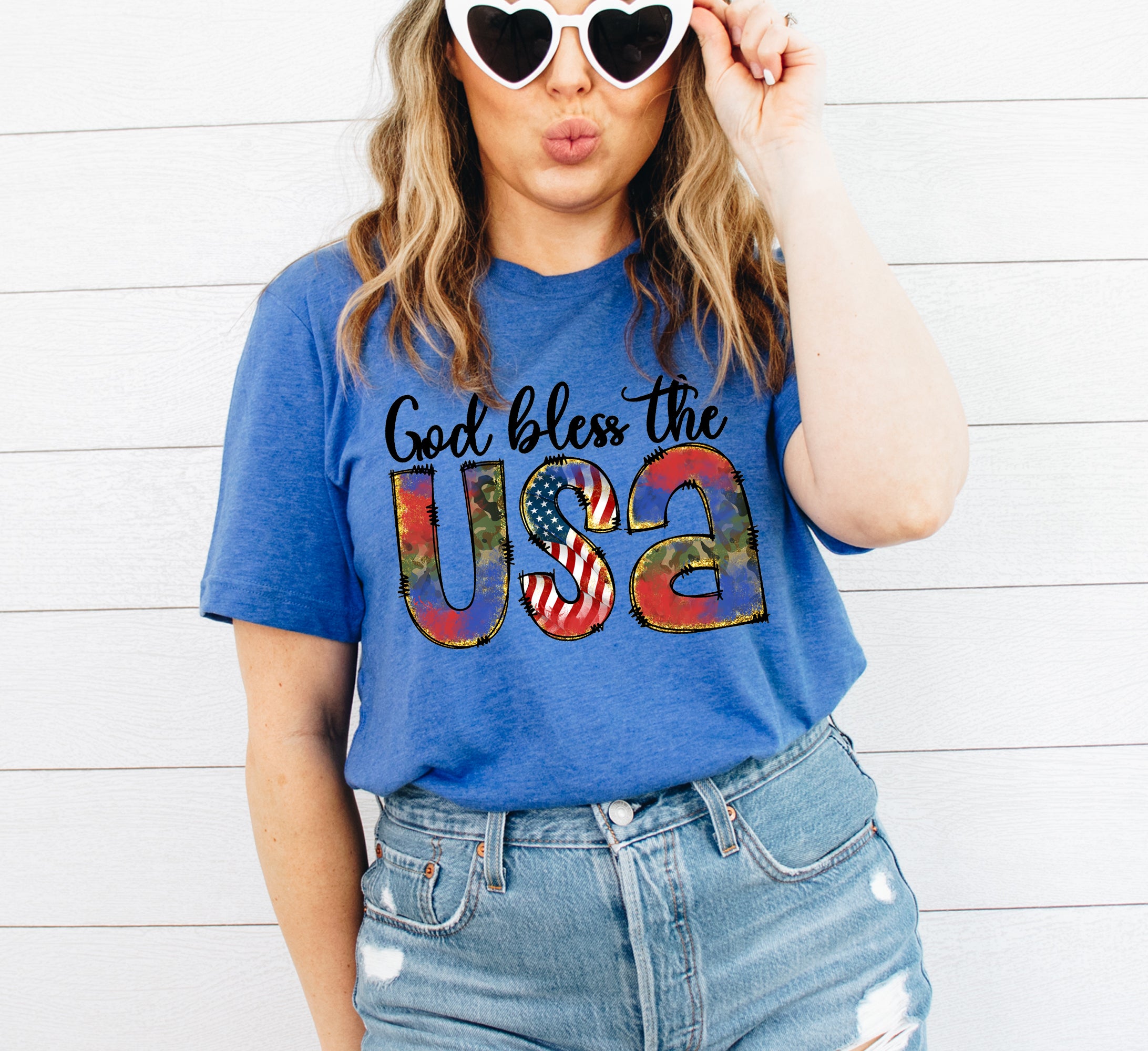 God Bless The USA 4th Of July T-shirt